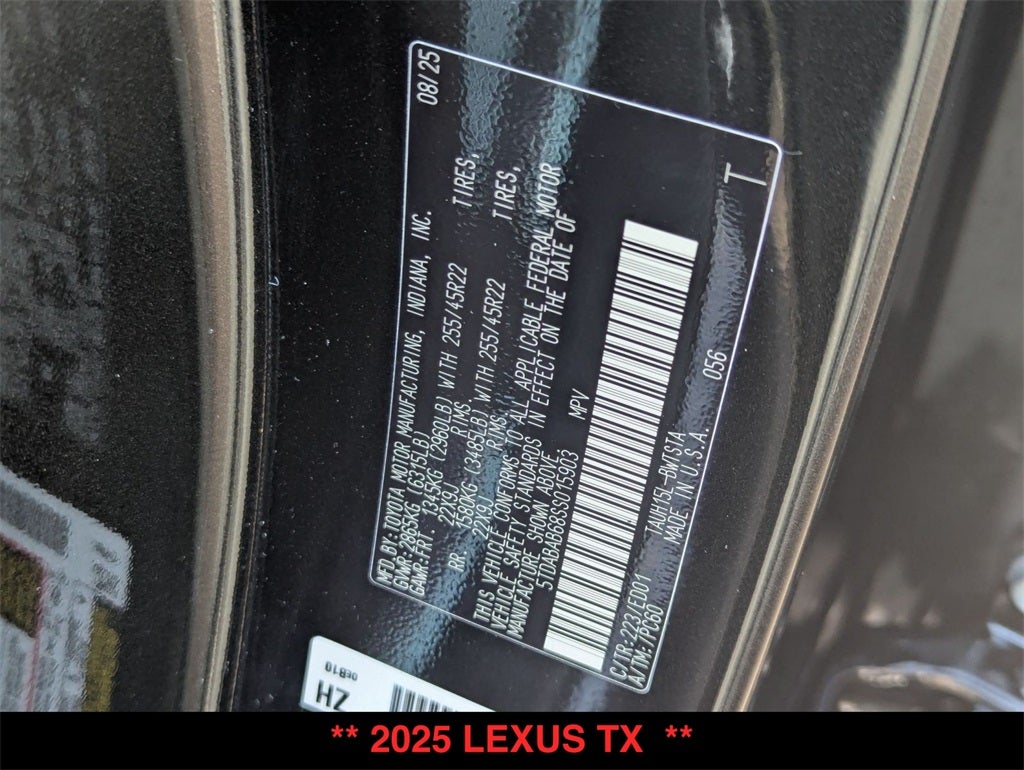 2025 Lexus TX TX 500h F SPORT Premium