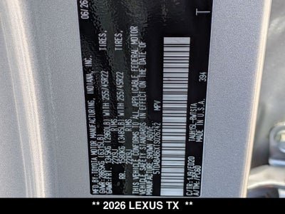 2026 Lexus TX F SPORT PERFORMANCE PREMIUM AWD