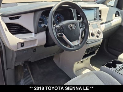 2018 Toyota Sienna LE 8 Passenger