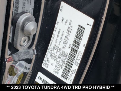 2023 Toyota Tundra Hybrid TRD Pro