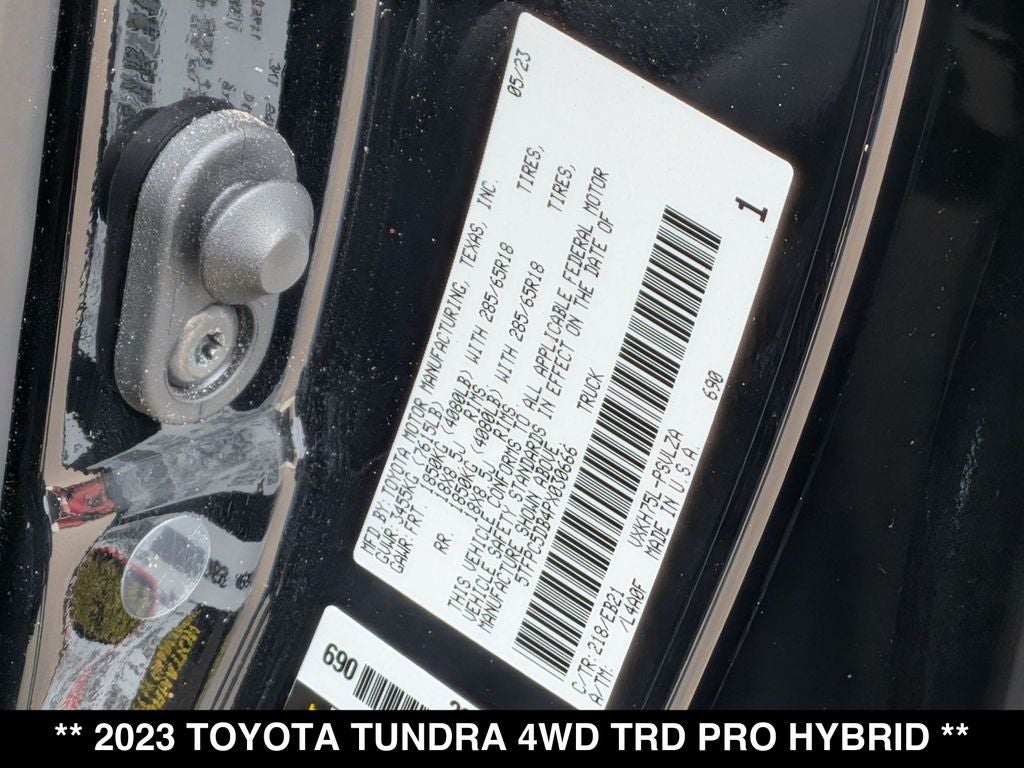 2023 Toyota Tundra Hybrid TRD Pro