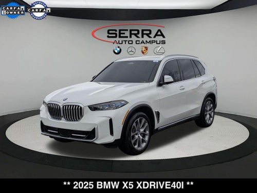 2025 BMW X5 xDrive40i