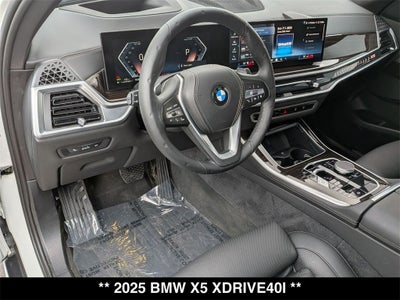 2025 BMW X5 xDrive40i