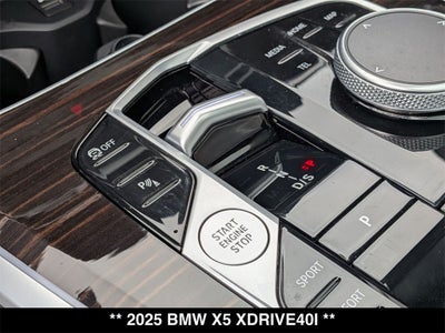 2025 BMW X5 xDrive40i