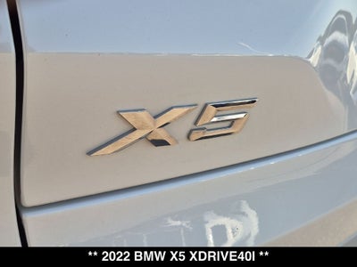 2022 BMW X5 xDrive40i M Sport