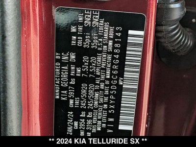 2024 Kia Telluride SX