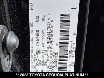 2023 Toyota Sequoia Platinum