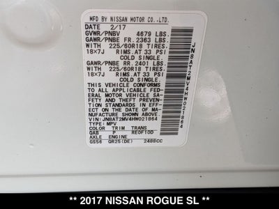 2017 Nissan Rogue SL