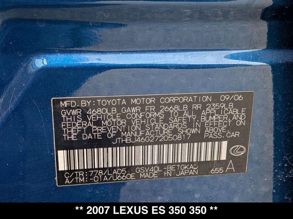 2007 Lexus ES 350