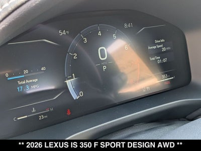 2026 Lexus IS F SPORT DESIGN AWD