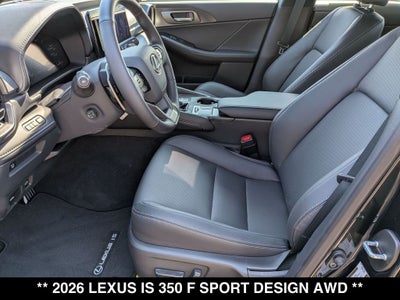 2026 Lexus IS F SPORT DESIGN AWD