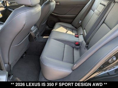 2026 Lexus IS F SPORT DESIGN AWD
