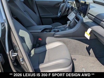 2026 Lexus IS F SPORT DESIGN AWD