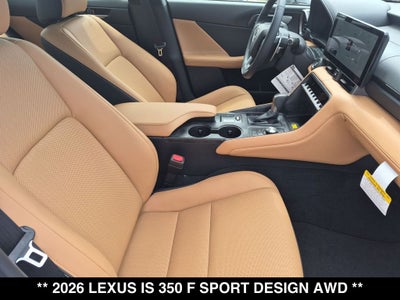 2026 Lexus IS F SPORT DESIGN AWD