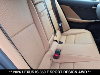 2026 Lexus IS 350 F SPORT Design