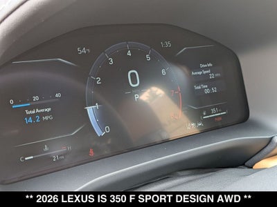 2026 Lexus IS 350 F SPORT Design