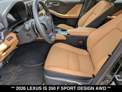 2026 Lexus IS 350 F SPORT Design