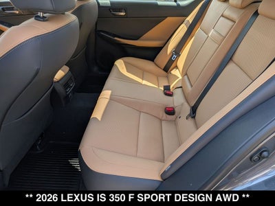 2026 Lexus IS F SPORT DESIGN AWD