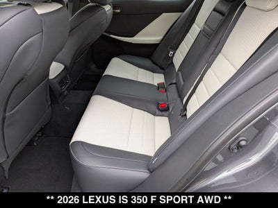 2026 Lexus IS 350 F SPORT