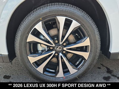 2026 Lexus UX F SPORT DESIGN AWD