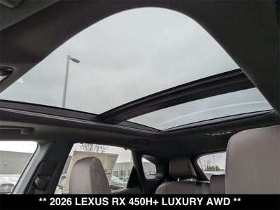 2026 Lexus RX LUXURY AWD