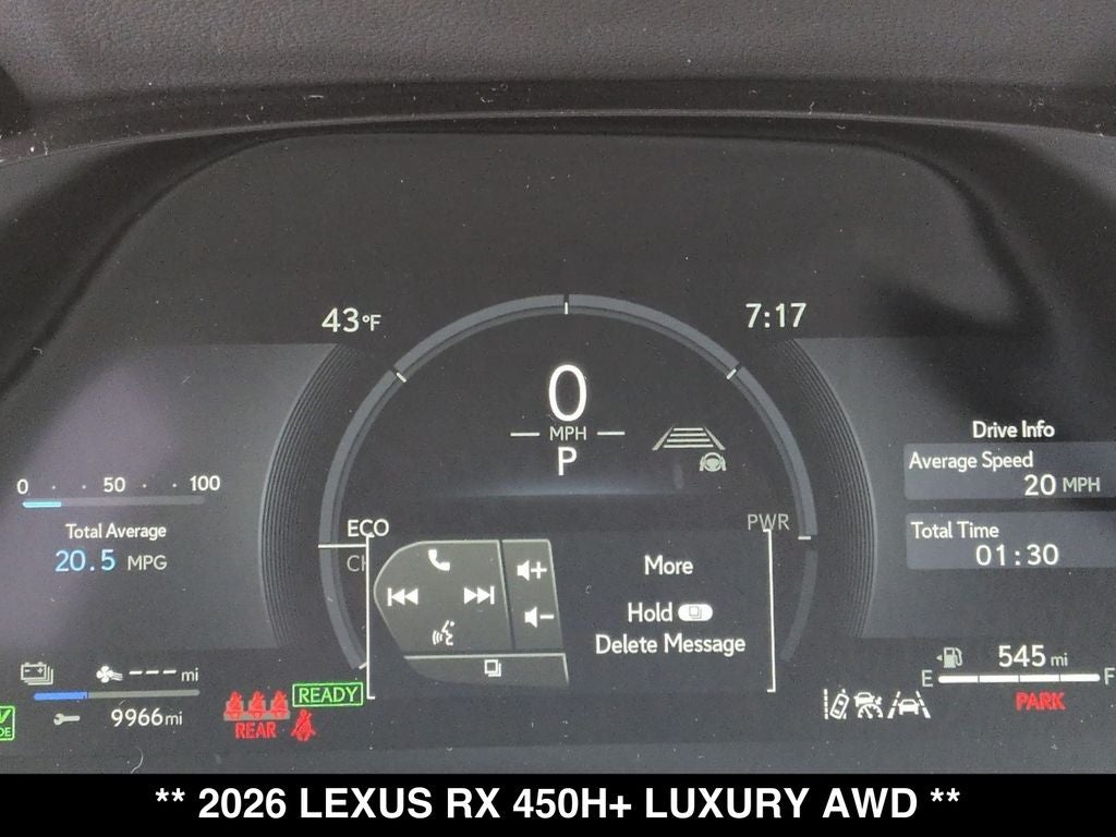 2026 Lexus RX LUXURY AWD