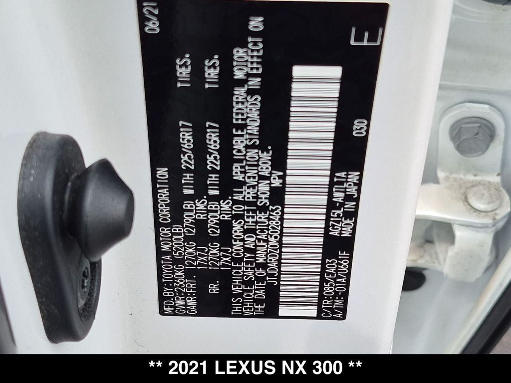 2021 Lexus NX 300 Base