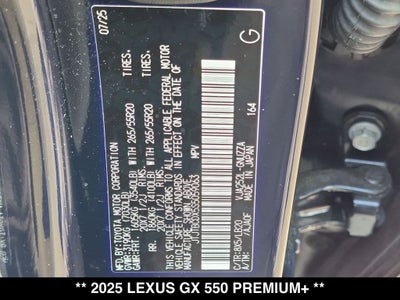2025 Lexus GX 550 Premium+