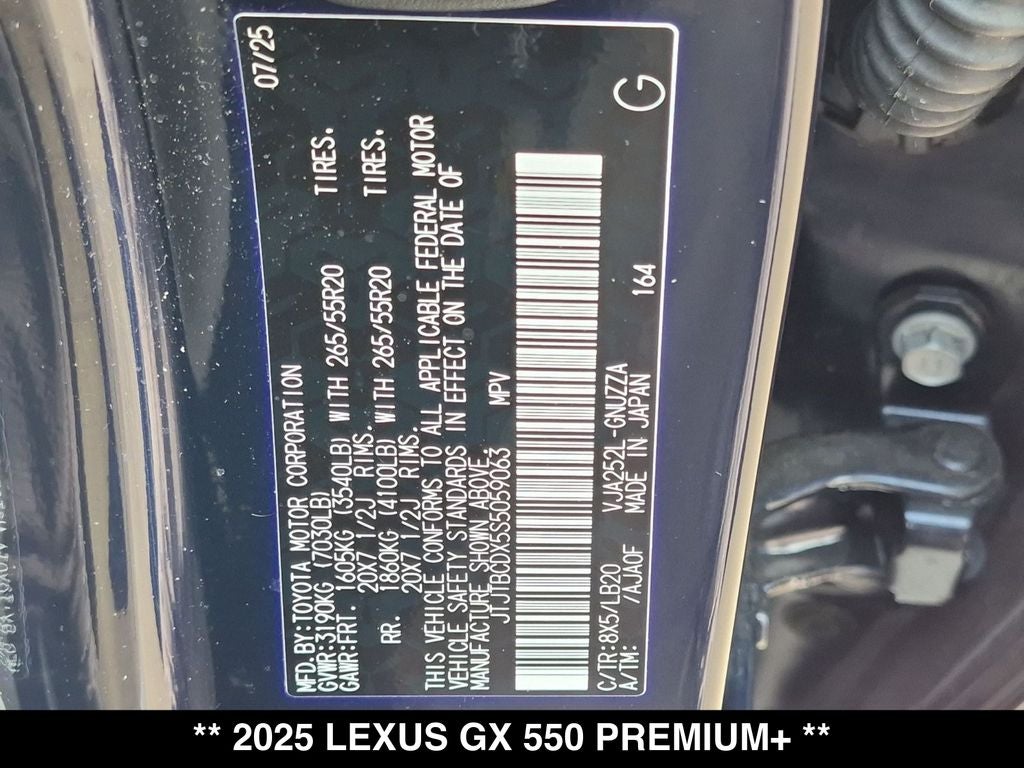 2025 Lexus GX 550 Premium+