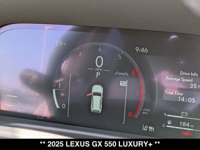 2025 Lexus GX 550 Luxury+