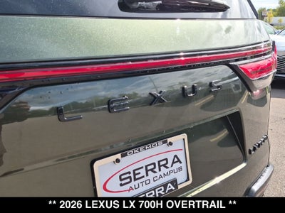 2026 Lexus LX OVERTRAIL