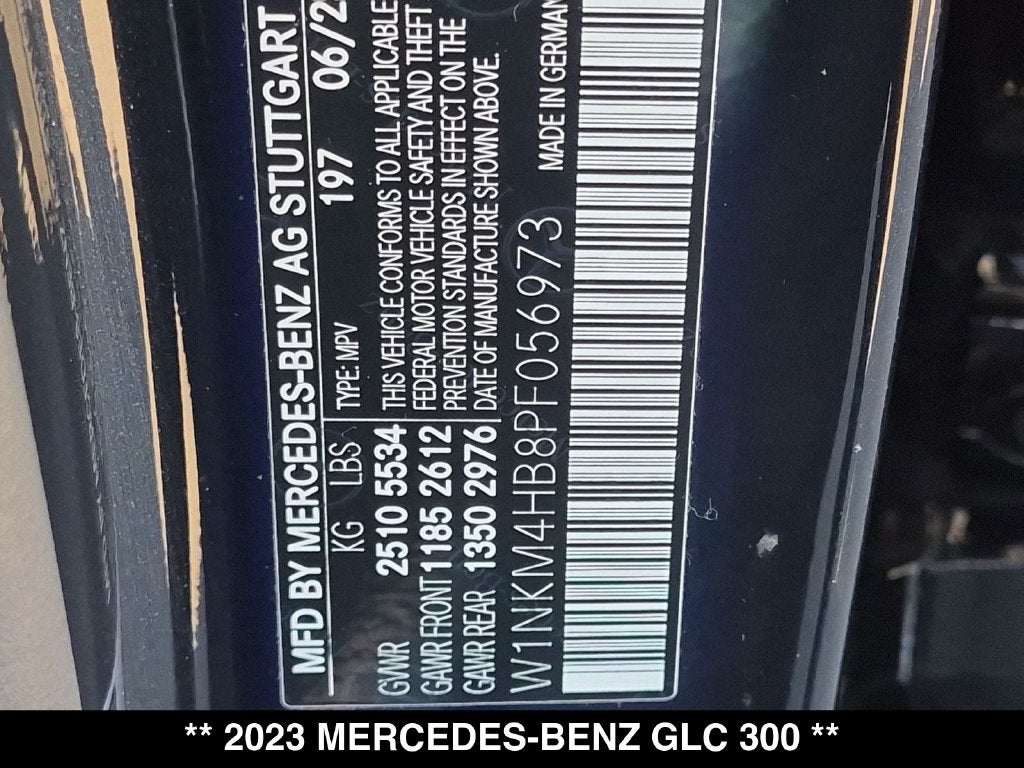 2023 Mercedes-Benz GLC GLC 300 4MATIC®
