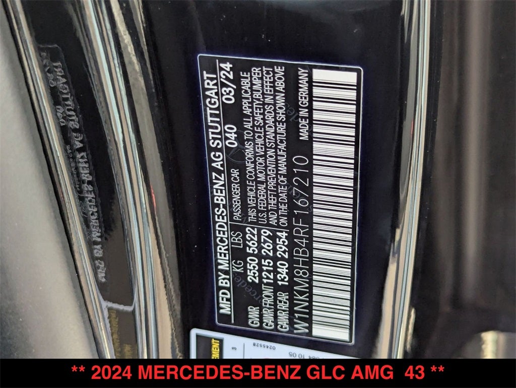2024 Mercedes-Benz GLC GLC 43 AMG® 4MATIC®
