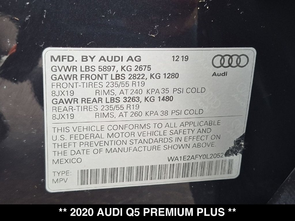 2020 Audi Q5 e 55 Premium quattro