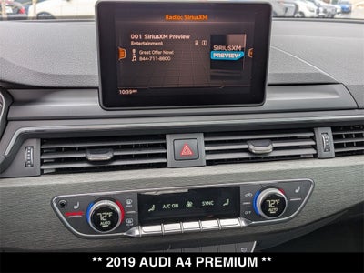 2019 Audi A4 2.0T Premium quattro