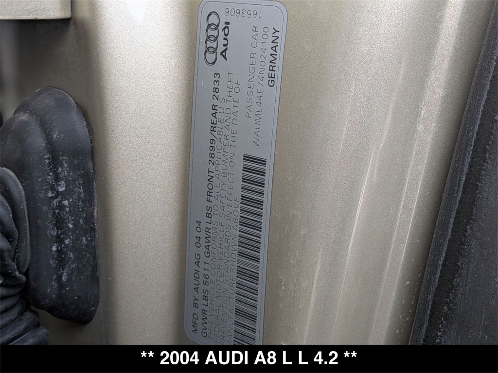 2004 Audi A8 L 4.2 quattro