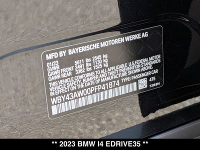 2023 BMW i4 eDrive35