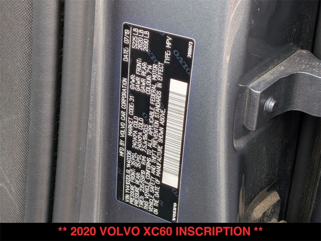 2020 Volvo XC60 T5 Inscription