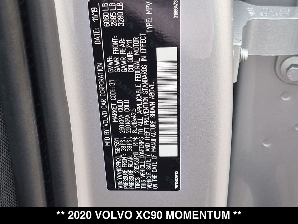 2020 Volvo XC90 T5 Momentum