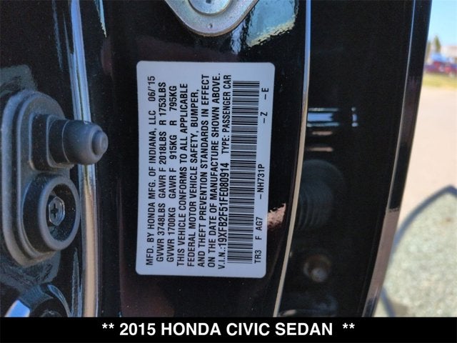 2015 Honda Civic LX