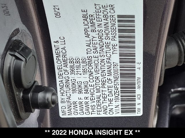 2022 Honda Insight EX
