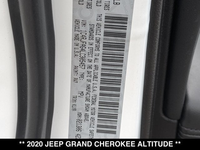 2020 Jeep Grand Cherokee Altitude