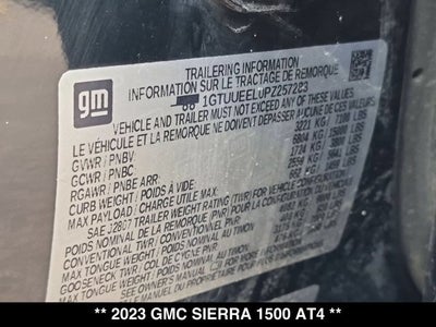 2023 GMC Sierra 1500 AT4
