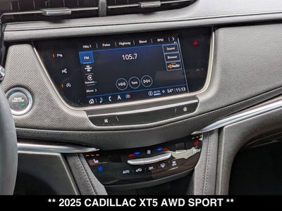 2025 Cadillac XT5 AWD Sport