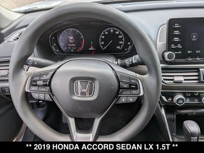 2019 Honda Accord LX 1.5T