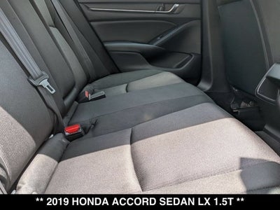 2019 Honda Accord LX 1.5T