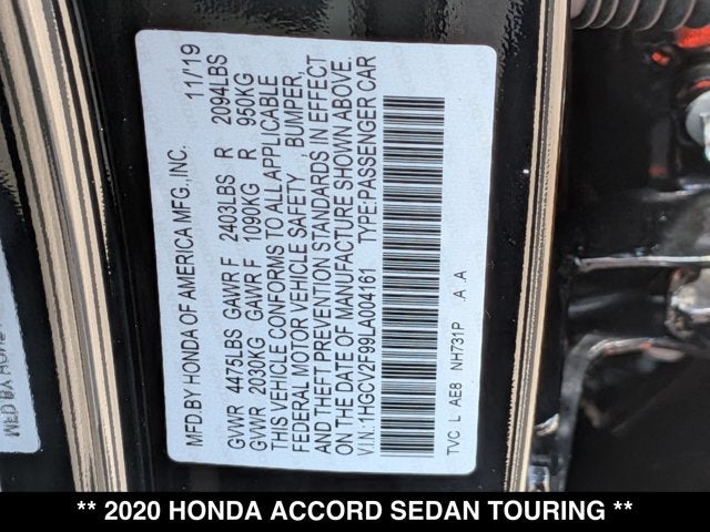 2020 Honda Accord Touring