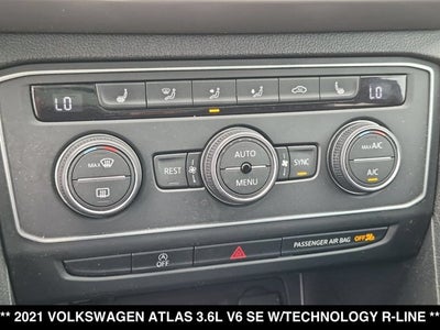 2021 Volkswagen Atlas 3.6L V6 SE w/Technology R-Line