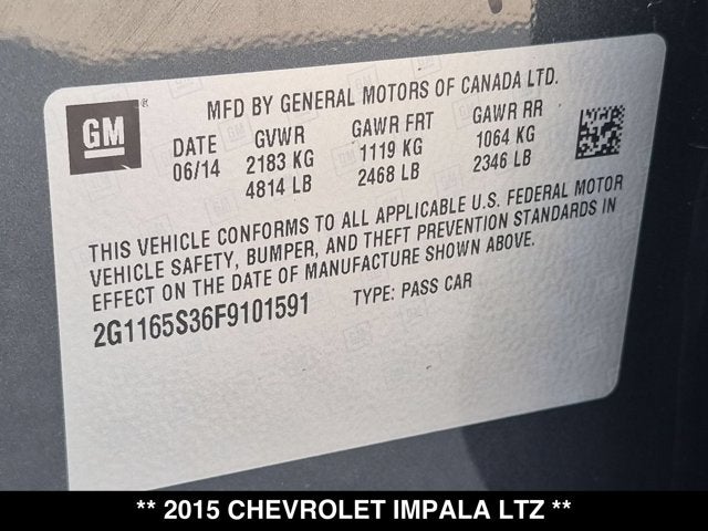 2015 Chevrolet Impala LTZ