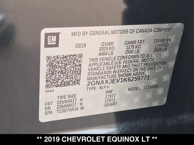 2019 Chevrolet Equinox LT